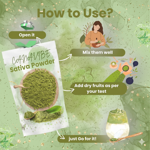 canavibe Hemp Indica Powder 250g
