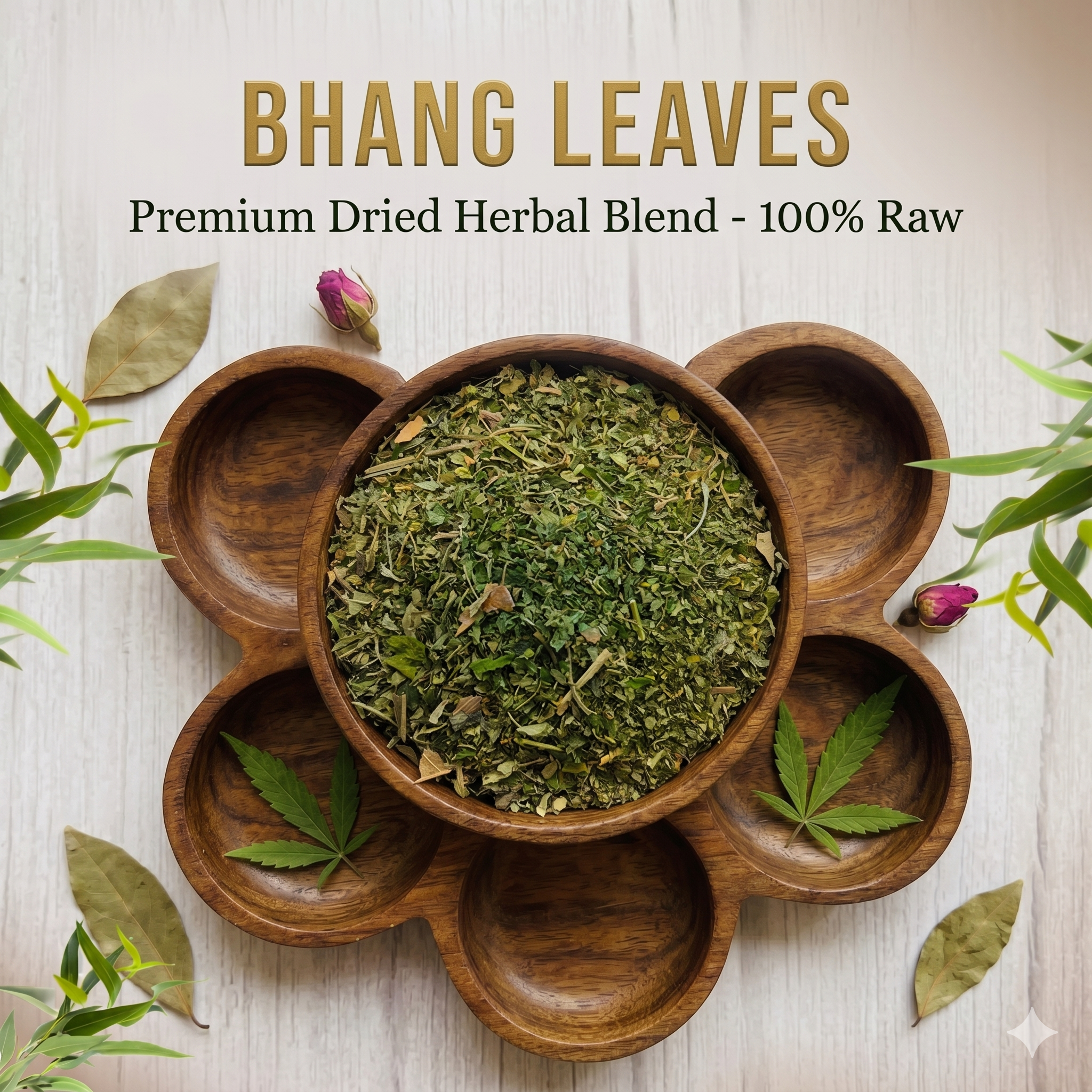 Premium dried Bhang Leaves – authentic Cannabis Sativa leaves for thandai and Ayurvedic use | Canavibe