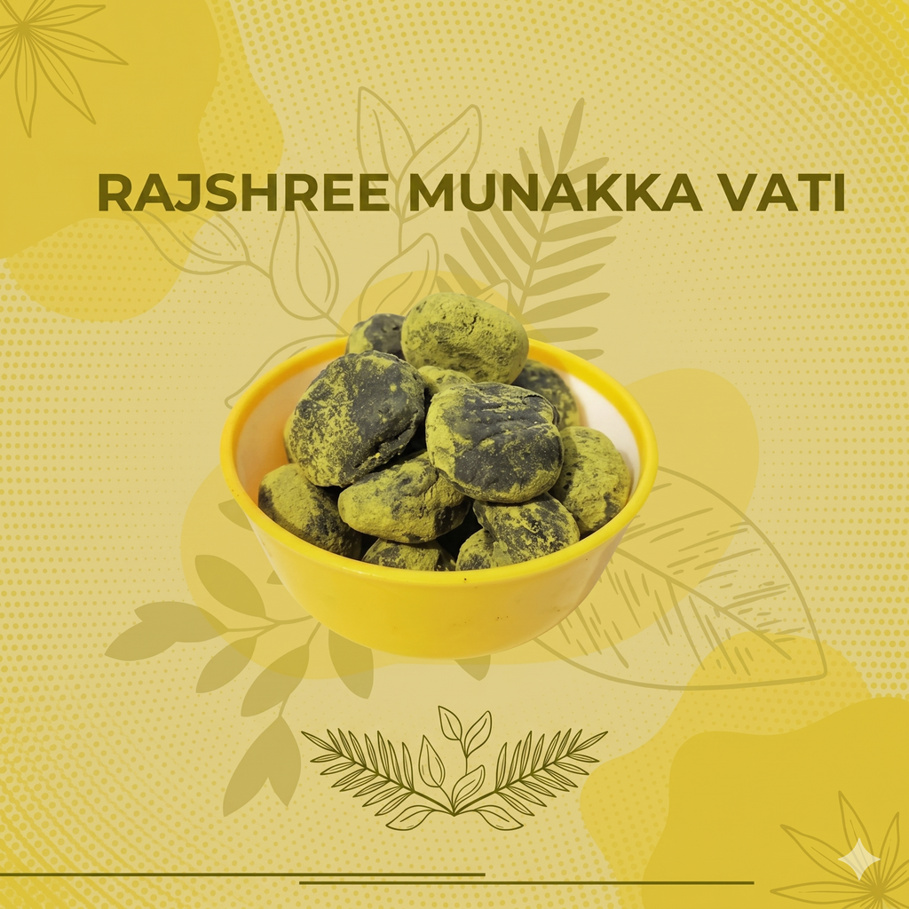 Rajshree Munakka Vati – Ayurvedic bhang relaxation supplement with Munakka and Vijaya | Canavibe