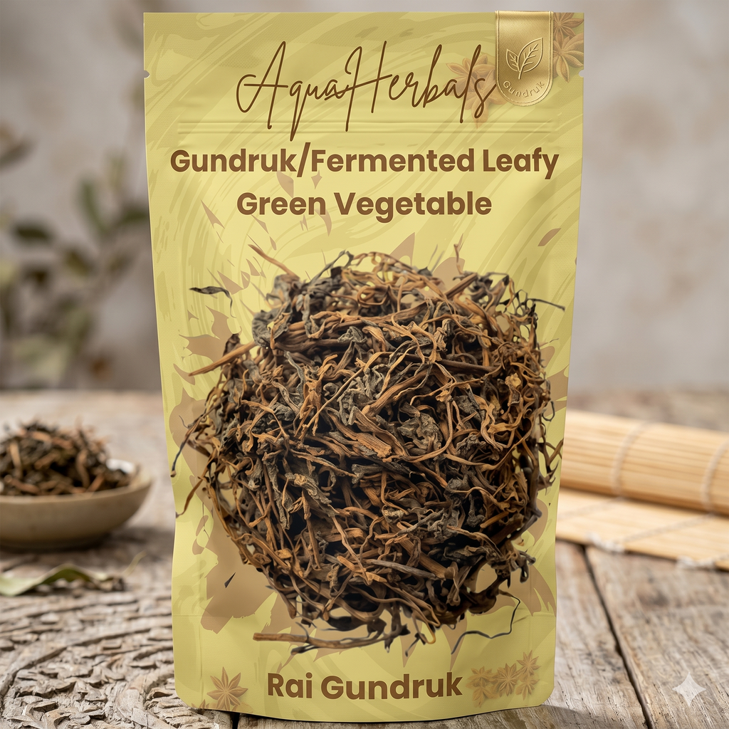 Canavibe Gundruk - traditional fermented leafy green vegetable powder