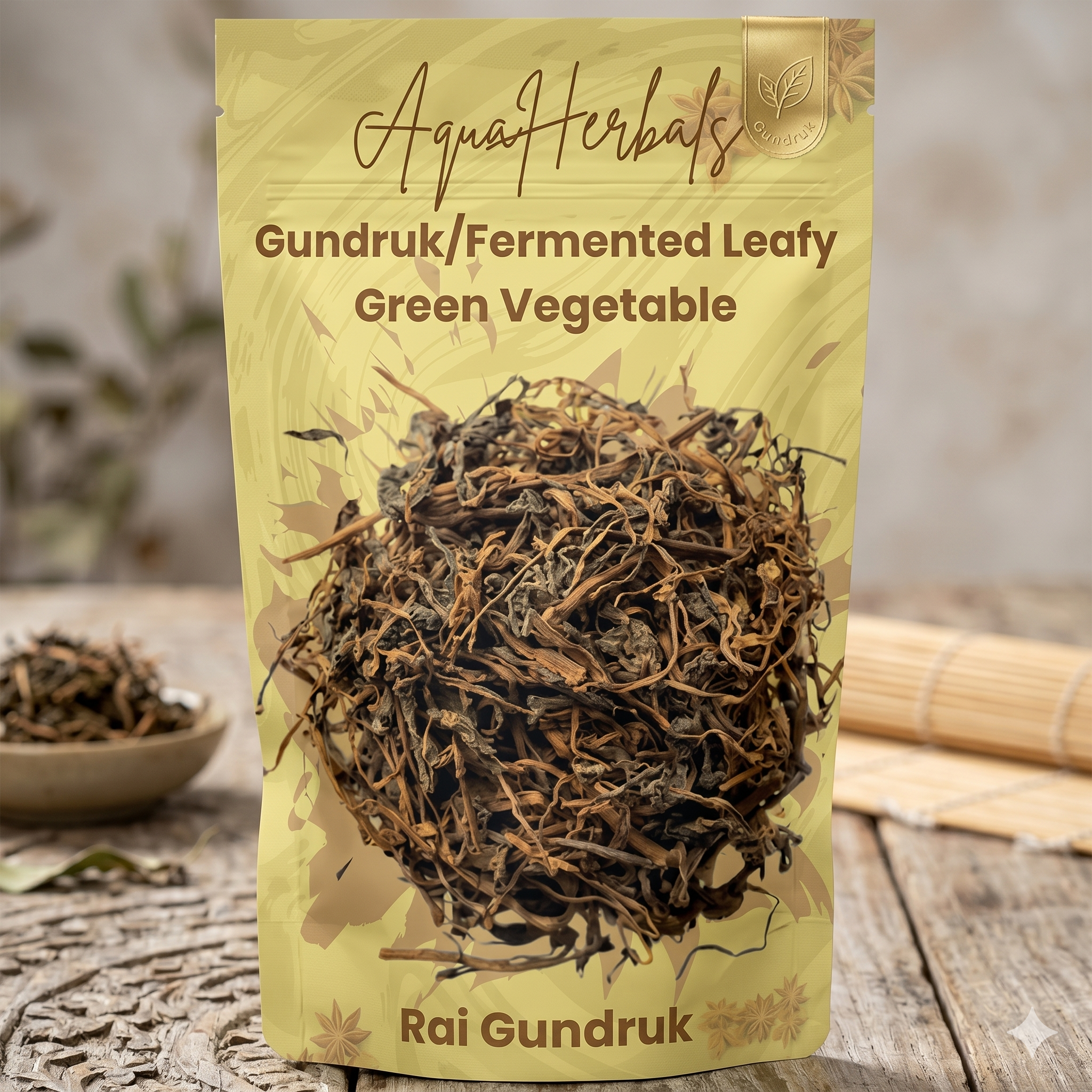 Gundruk or Fermented Leafy Green Vegetable